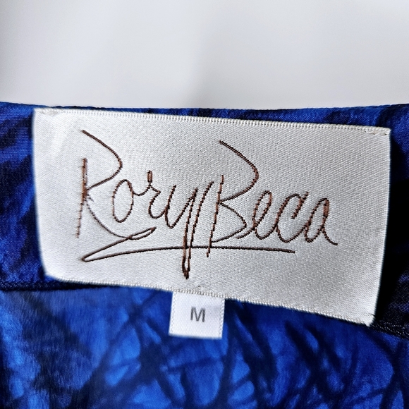 NWOT Rory Beca 100% Silk Wrap Dress Made in USA - Picture 4 of 10